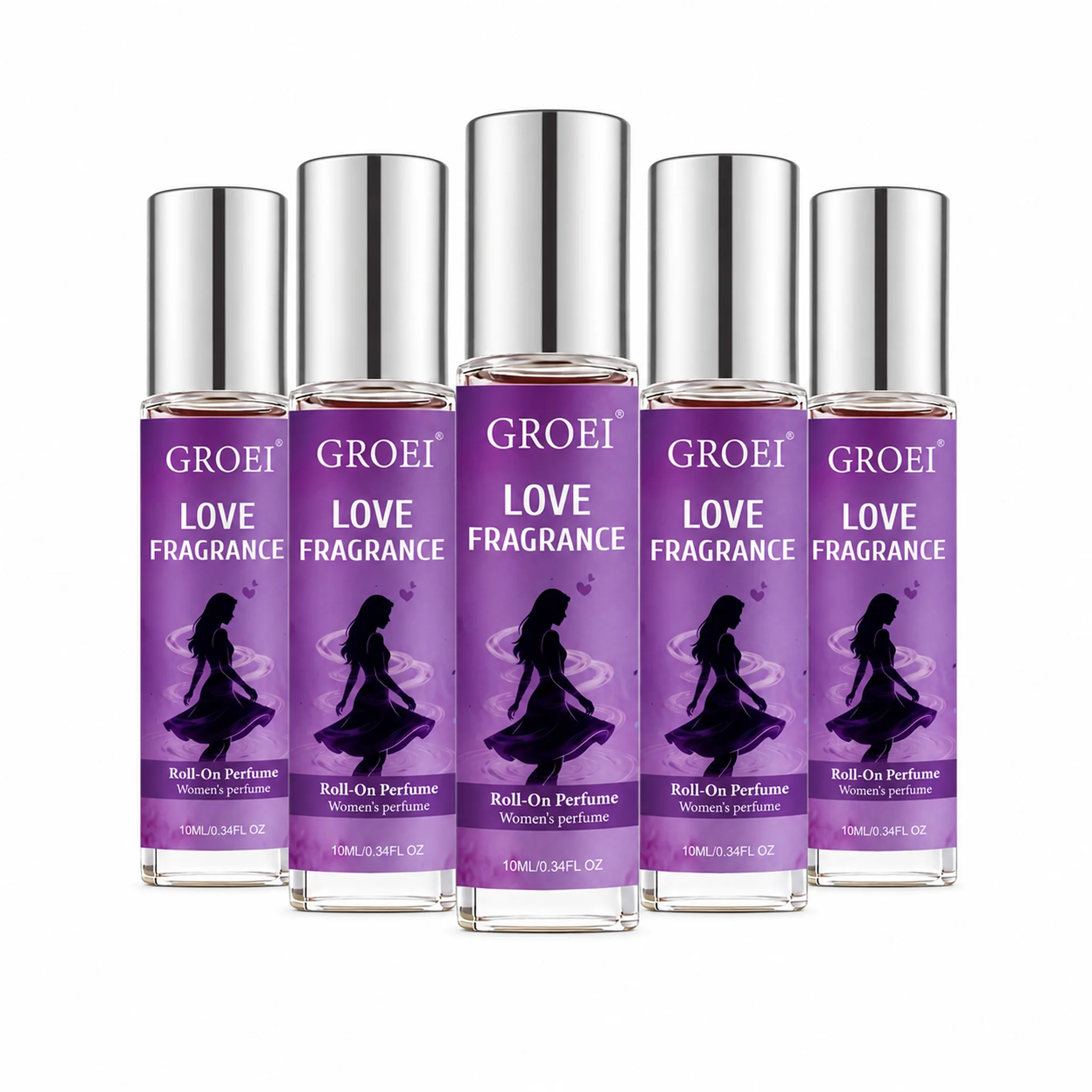 Fragrance-Oils Perfume - Parfum Roll-On GROEI pour Femmes 10ml,