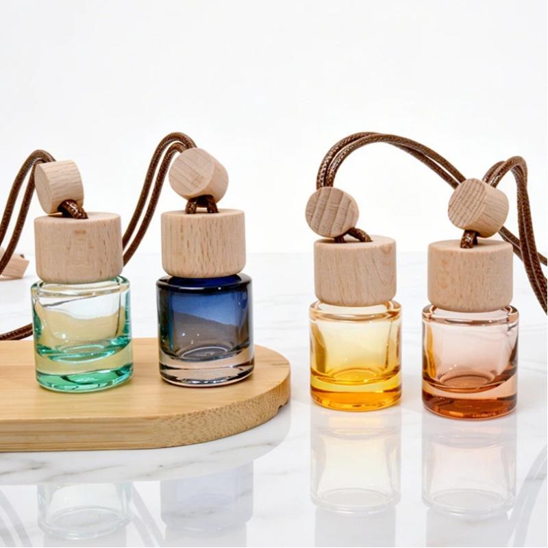 Fragrance-Oils Perfume - Mini diffuseur d'huiles essentielles rond, flacon