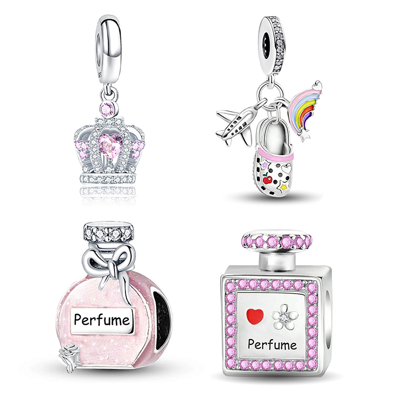 Perfume Fine Fragrance - Breloques de parfum couronne rose en